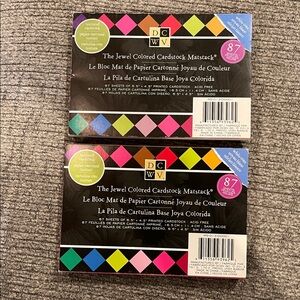 DCWV Jewel Colored Cardstock Matstack
